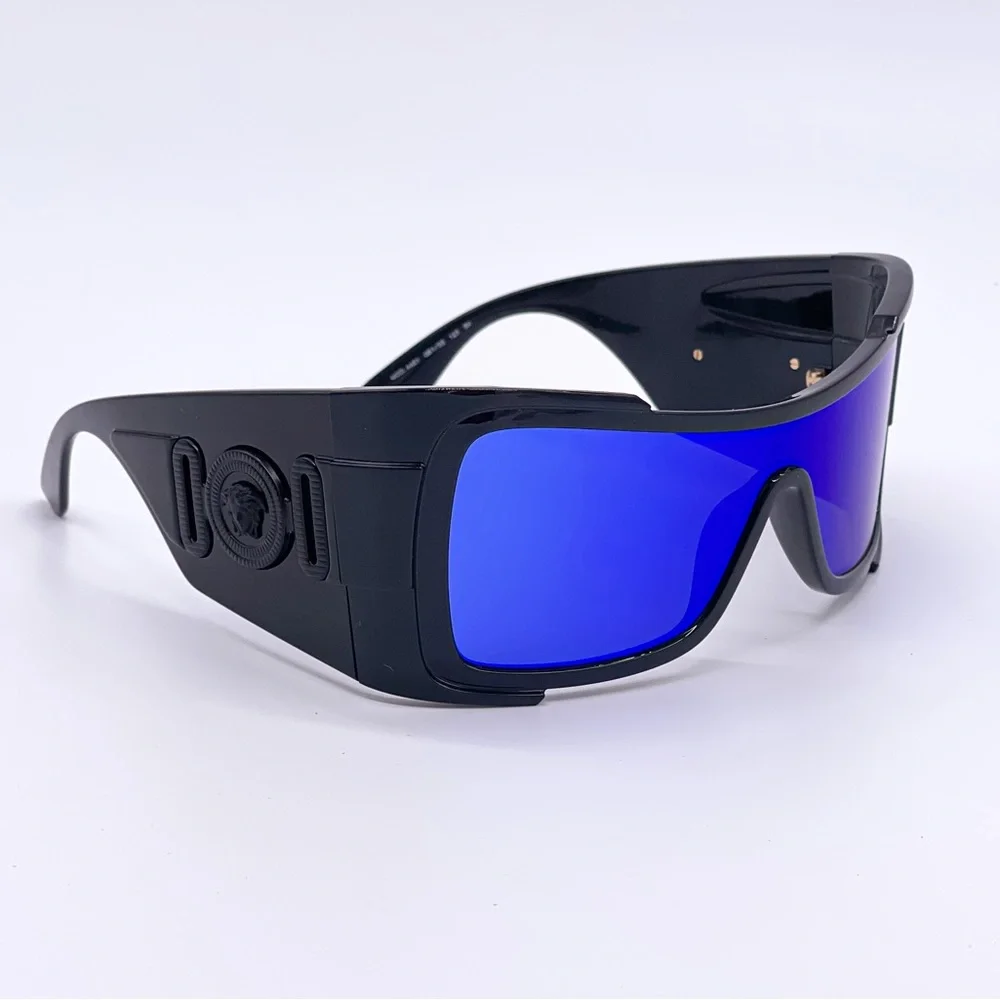 NEW MAXI MEDUSA BIGGIE SHIELD SUNGLASSES VERSACE VE4451 GB1/55 UNISEX NEW